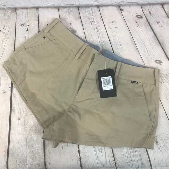 Hurley Lowrider Chino Shorts Khaki Size 